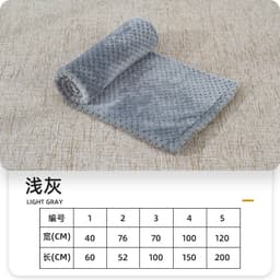 image-Junzhe Pets Dog Seat Cushion 25x25cm Flannel Paw Print