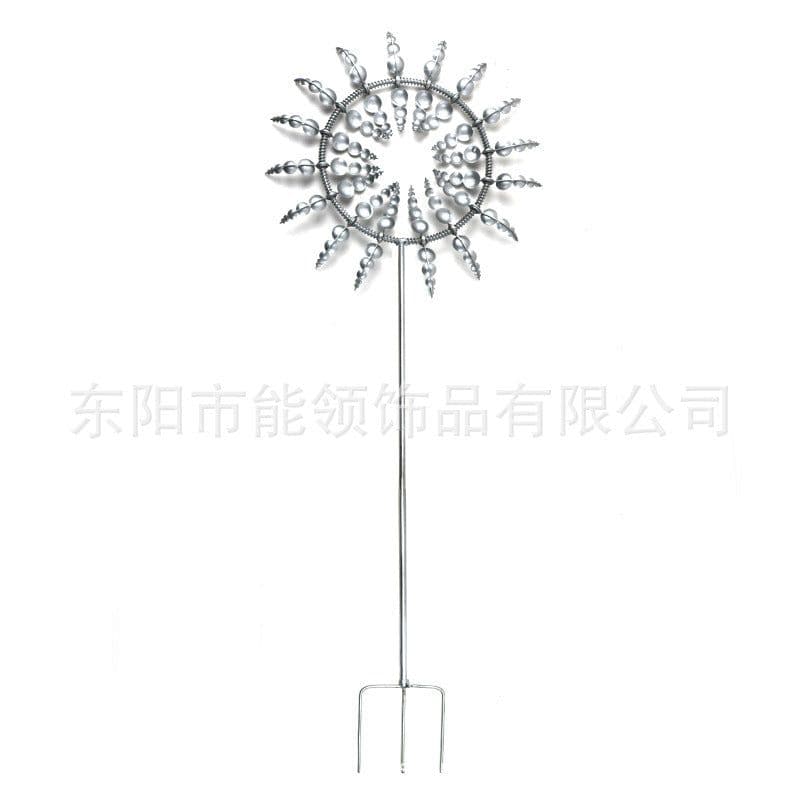 image-Cross-border Explosion Model Outdoor Windmill Iron Art Independent Station Amazon Garden Lawn Weathervane Courtyard