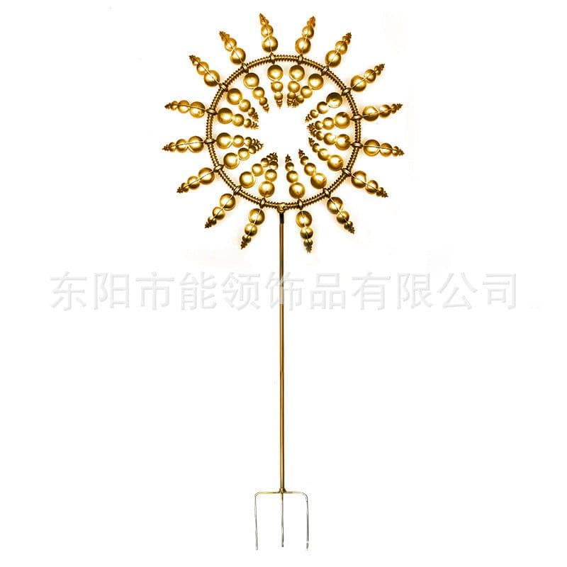 image-Cross-border Explosion Model Outdoor Windmill Iron Art Independent Station Amazon Garden Lawn Weathervane Courtyard