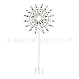 image-Cross-border Explosion Model Outdoor Windmill Iron Art Independent Station Amazon Garden Lawn Weathervane Courtyard