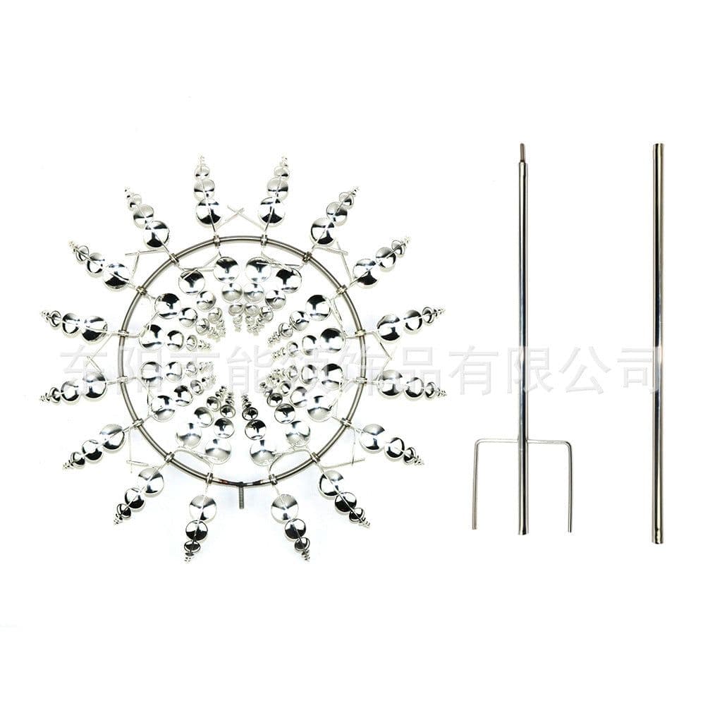 image-Cross-border Explosion Model Outdoor Windmill Iron Art Independent Station Amazon Garden Lawn Weathervane Courtyard