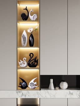 image-Ceramic Decorations Set - Abstract Modern Home Decor