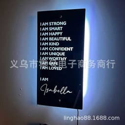image-AFFIRMATIONS MIRROR Acrylic Mirror 20x40cm