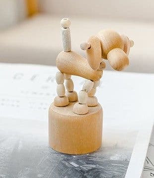 image-Wooden Animal Ornaments - Desktop Decoration