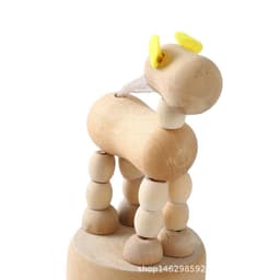 image-Wooden Animal Ornaments - Desktop Decoration