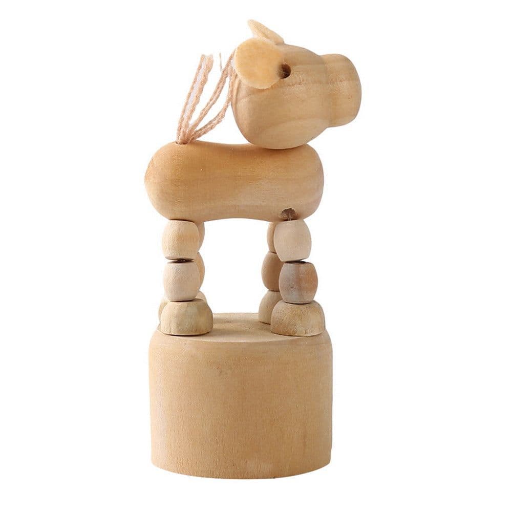 image-Wooden Animal Ornaments - Desktop Decoration