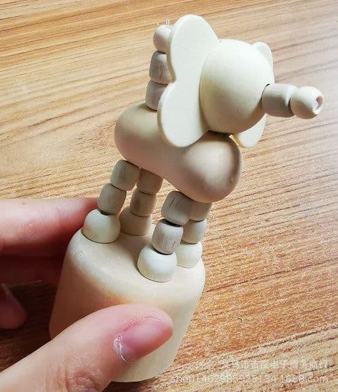 image-Wooden Animal Ornaments - Desktop Decoration