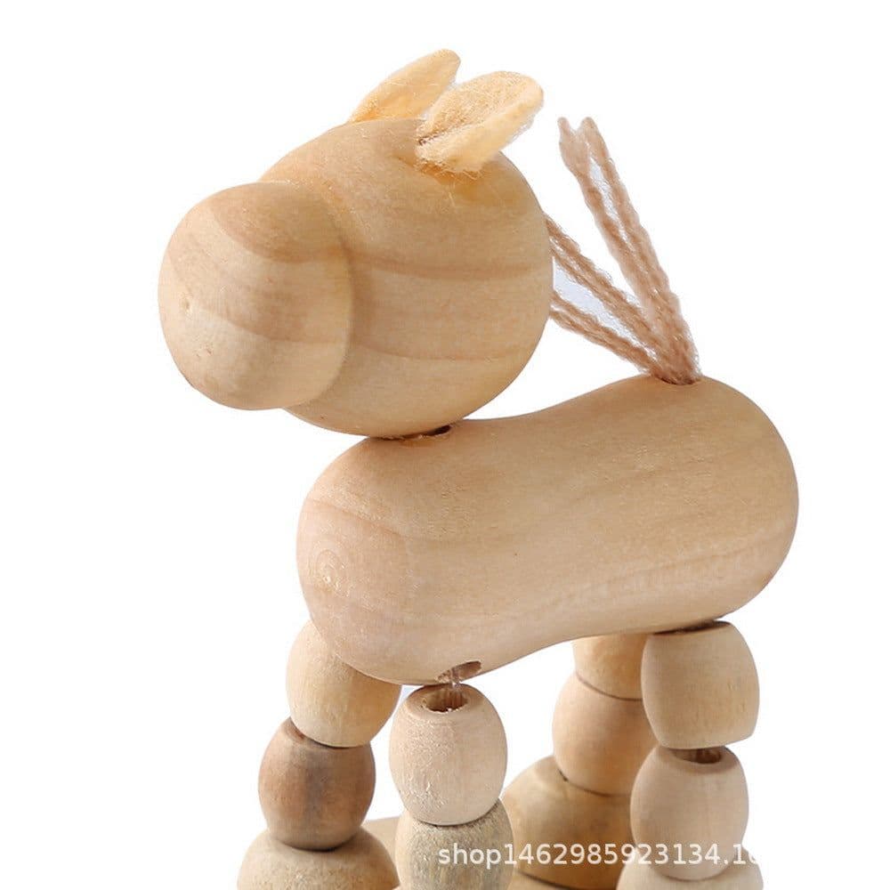 image-Wooden Animal Ornaments - Desktop Decoration