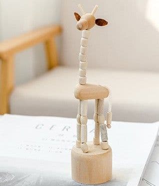 image-Wooden Animal Ornaments - Desktop Decoration