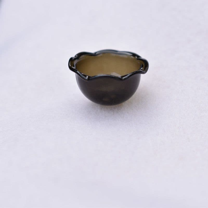 image-White Jade Glass Orchid Bell Flower Earring Pendant