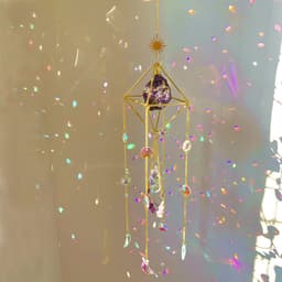 image-Crystal Diamond Sun Catcher - Rainbow Pendant