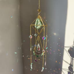 image-Crystal Diamond Sun Catcher - Rainbow Pendant