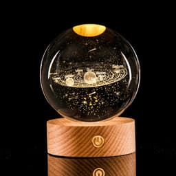 image-Glowing Galaxy Crystal Ball Night Light