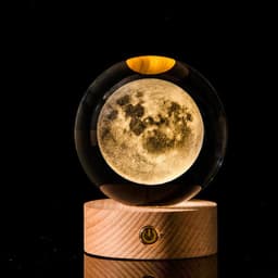image-Glowing Galaxy Crystal Ball Night Light