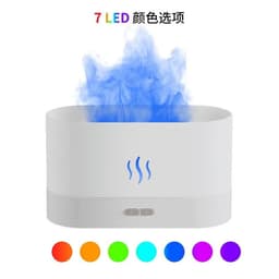 image-Flame Humidifier Aromatherapy Machine - USB Colorful Light