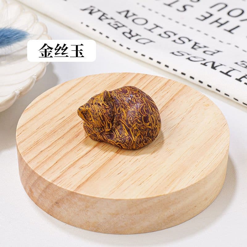 image-Natural crystal napping cat ornaments, crystal raw stones, semi-precious stones, carved mineral specimens, home decoration ornaments wholesale