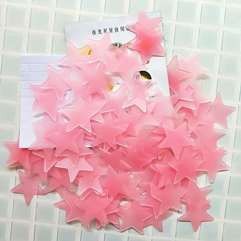 image-Foreign Trade Luminous Star Wall Stickers 3D