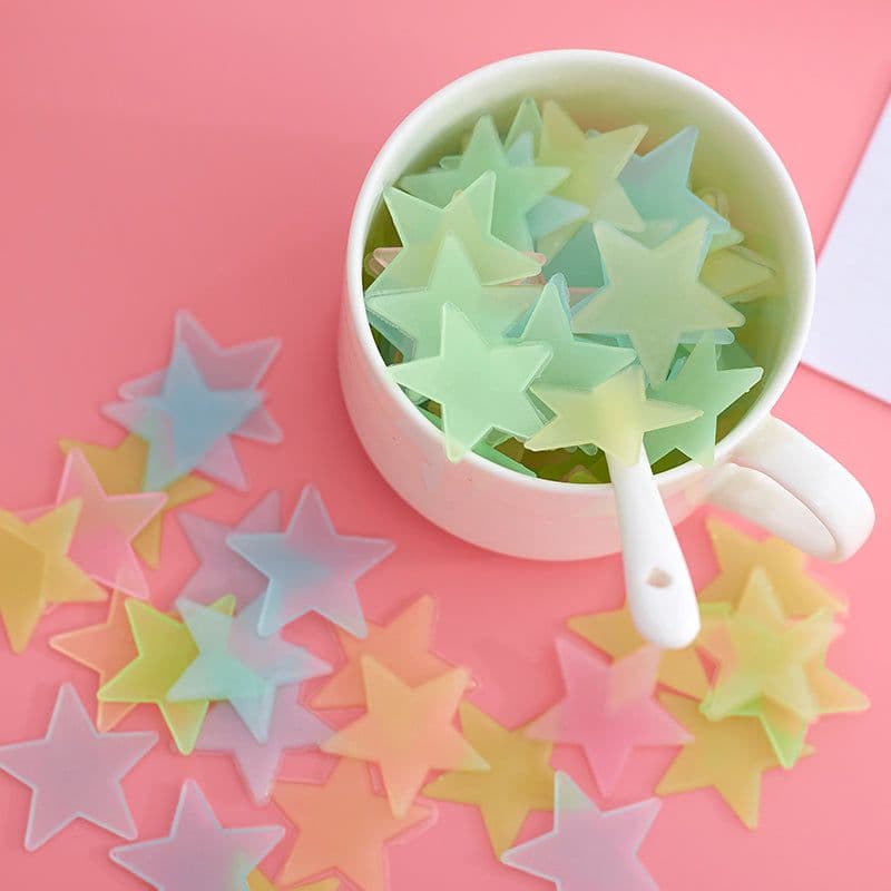 image-Foreign Trade Luminous Star Wall Stickers 3D
