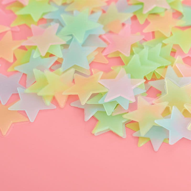 image-Foreign Trade Luminous Star Wall Stickers 3D