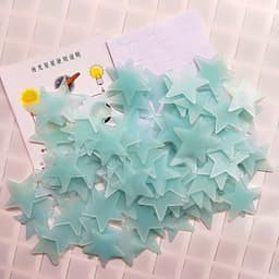 image-Foreign Trade Luminous Star Wall Stickers 3D