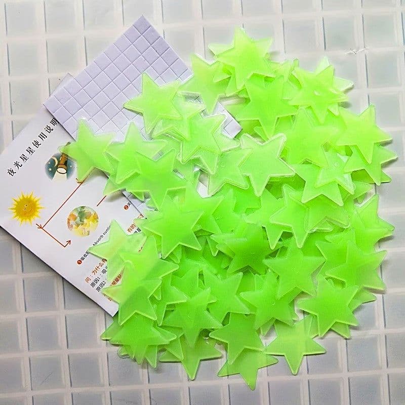 image-Foreign Trade Luminous Star Wall Stickers 3D