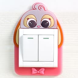 image-Switch frame cover, luminous decorative wall sticker