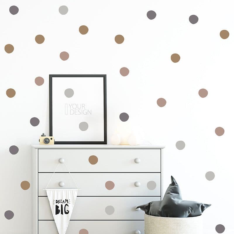 image-FX-E18 Wall Sticker - Polka Dot Girls 40x60cm