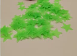 image-Luminous Star Wall Stickers 3CM - 100 Pack Fluorescent