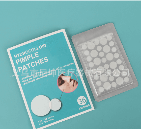 image-Pink Acne Patch - Transparent Colloidal Cover