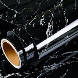 image-Jin Hui PVC Wall Sticker - Marble 120cm Waterproof