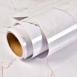 image-Jin Hui PVC Wall Sticker - Marble 120cm Waterproof
