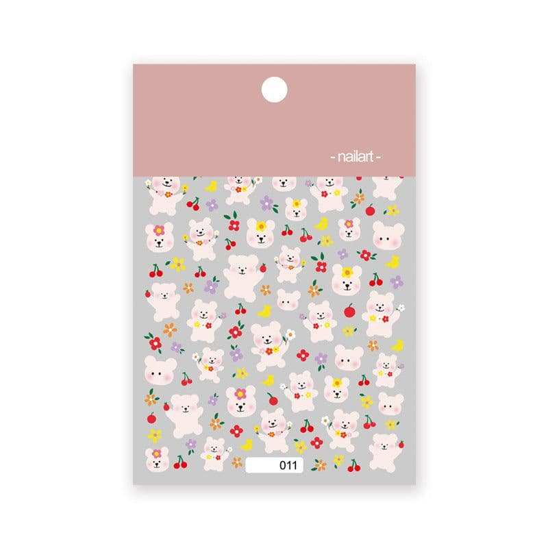 image-Internet celebrity cartoon stickers bear rabbit cat dog Klein blue carrot flower cloud three-dimensional adhesive stickers