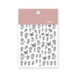 image-Internet celebrity cartoon stickers bear rabbit cat dog Klein blue carrot flower cloud three-dimensional adhesive stickers