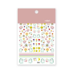 image-Internet celebrity cartoon stickers bear rabbit cat dog Klein blue carrot flower cloud three-dimensional adhesive stickers