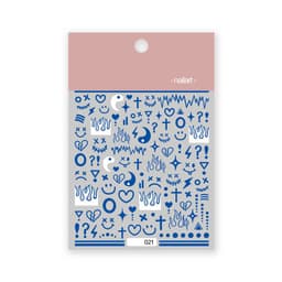 image-Internet celebrity cartoon stickers bear rabbit cat dog Klein blue carrot flower cloud three-dimensional adhesive stickers