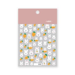 image-Internet celebrity cartoon stickers bear rabbit cat dog Klein blue carrot flower cloud three-dimensional adhesive stickers
