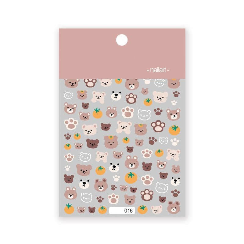 image-Internet celebrity cartoon stickers bear rabbit cat dog Klein blue carrot flower cloud three-dimensional adhesive stickers