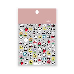 image-Internet celebrity cartoon stickers bear rabbit cat dog Klein blue carrot flower cloud three-dimensional adhesive stickers