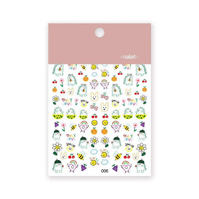 image-Internet celebrity cartoon stickers bear rabbit cat dog Klein blue carrot flower cloud three-dimensional adhesive stickers