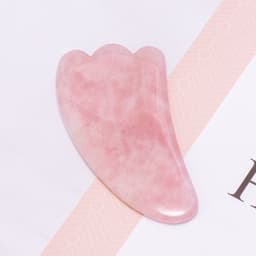 image-Dian Jue Pink Crystal Jade Roller Massage Set