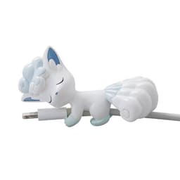 image-Bite Cartoon Cable Protector - Green Sleeping Cat