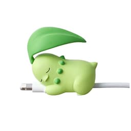 image-Bite Cartoon Cable Protector - Green Sleeping Cat