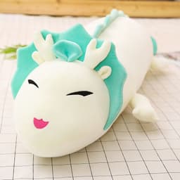image-Down cotton soft white dragon horse boyfriend sleep with pregnant woman pillow white orange dinosaur wholesale