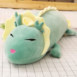 image-Down cotton soft white dragon horse boyfriend sleep with pregnant woman pillow white orange dinosaur wholesale