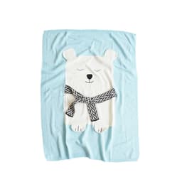 image-Baby knitted blankets spring and autumn blankets