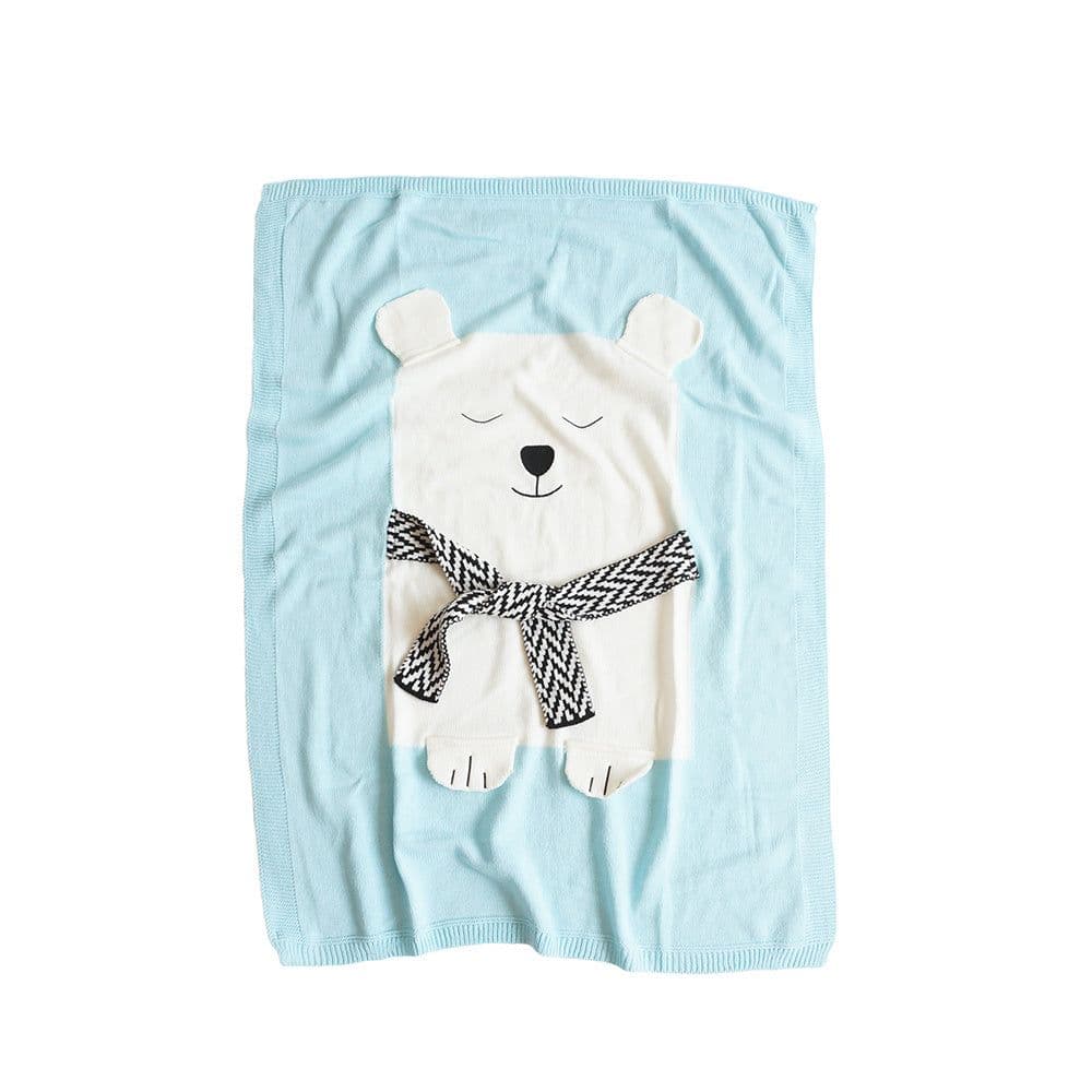 image-Baby knitted blankets spring and autumn blankets