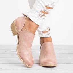 image-Autumn Women Shoes Retro High Heel Ankle Boots
