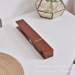 image-Wooden Clothes Drying Clip - Modern White
