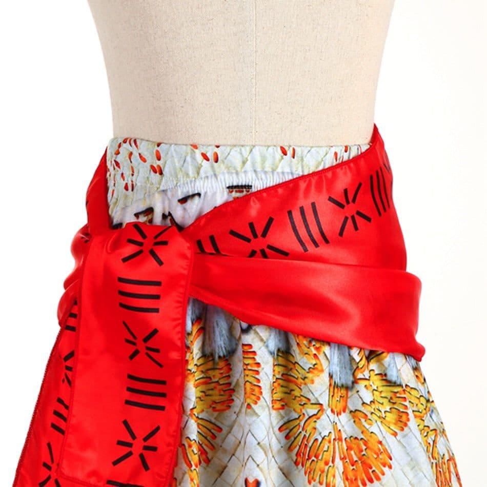 image-moana girls' dress Moana princess dress children's suspender set 2 pieces