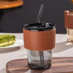 image-Fuyou Glass Water Cup 450ml - Transparent